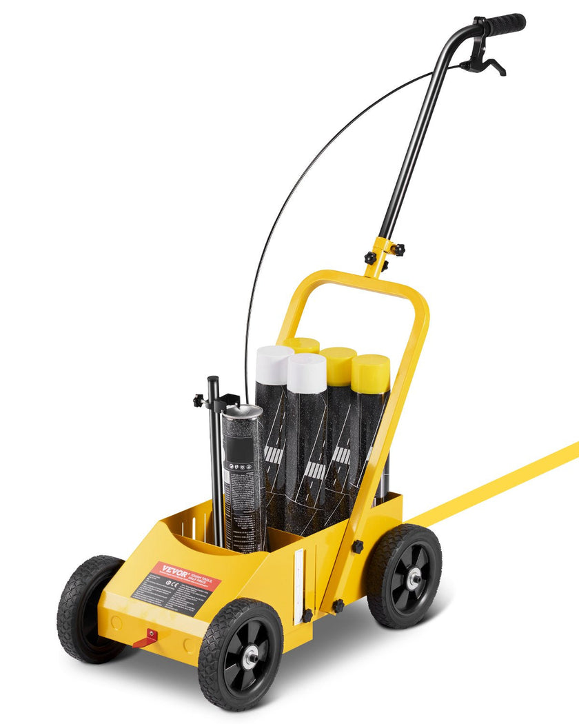 VEVOR Striping Line Marking Machine 24 x 13 x 35.4 in Striping Machine Yellow