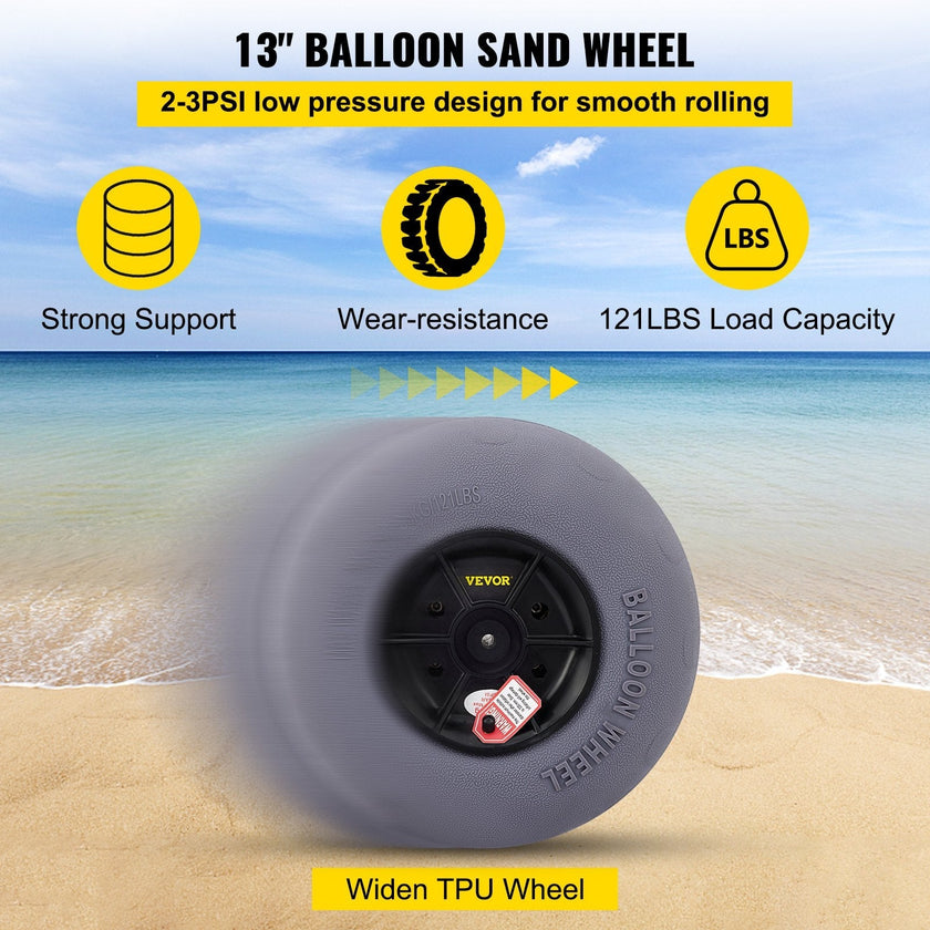 VEVOR Beach Balloon Wheels, 13