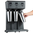 VEVOR Milkshake Maker, 375W x 3 Electric Milkshake Machine, Commercial Triple Heads Drink Mixer Blender, LED Intelligent Microswitch, 3-Speed Milkshake Mixer with 3 x 820 ml Stainless Steel Cups