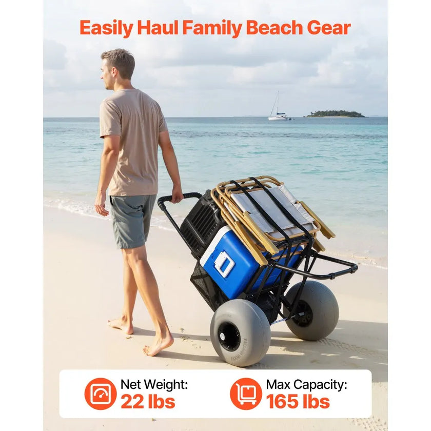 VEVOR Beach Dolly Cart with 12