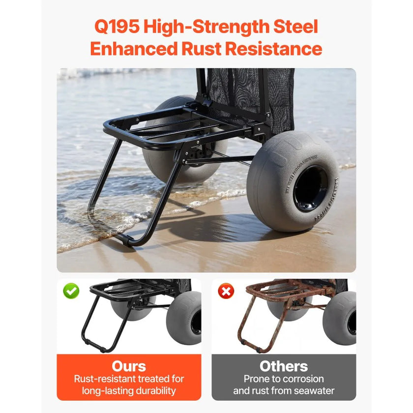 VEVOR Beach Dolly Cart with 12