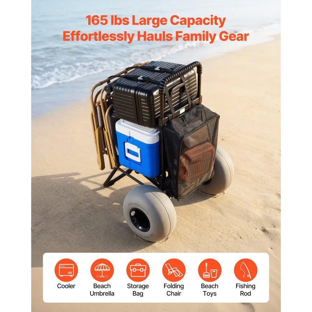 VEVOR Beach Dolly Cart with 12