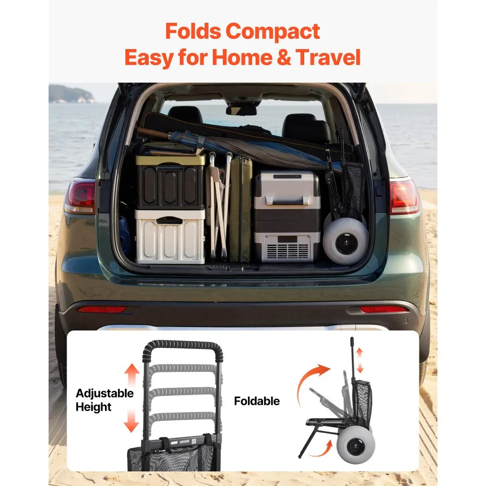 VEVOR Beach Dolly Cart with 12