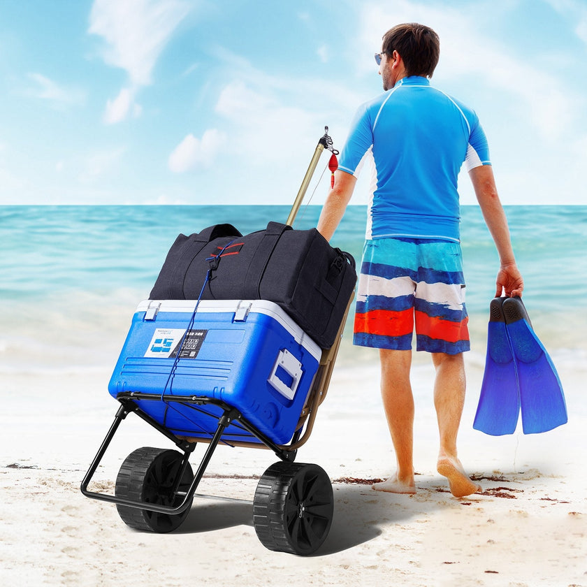 VEVOR Beach Dolly with Big Wheels for Sand, 15.4