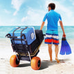 VEVOR Beach Dolly with Big Wheels for Sand, 29.9