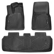 VEVOR Automotive Floor Mats Fits for Tesla Model Y 2021-2024 3 pcs TPE Liners