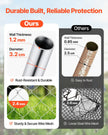 VEVOR Chain Link Fence Gate Fit 2-6 ft x 4 ft Garden Gate Posts Not Included