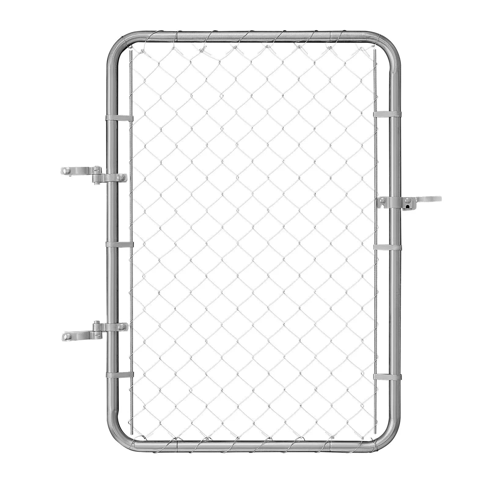 VEVOR Chain Link Fence Gate Fit 2-6 ft x 4 ft Garden Gate Posts Not Included
