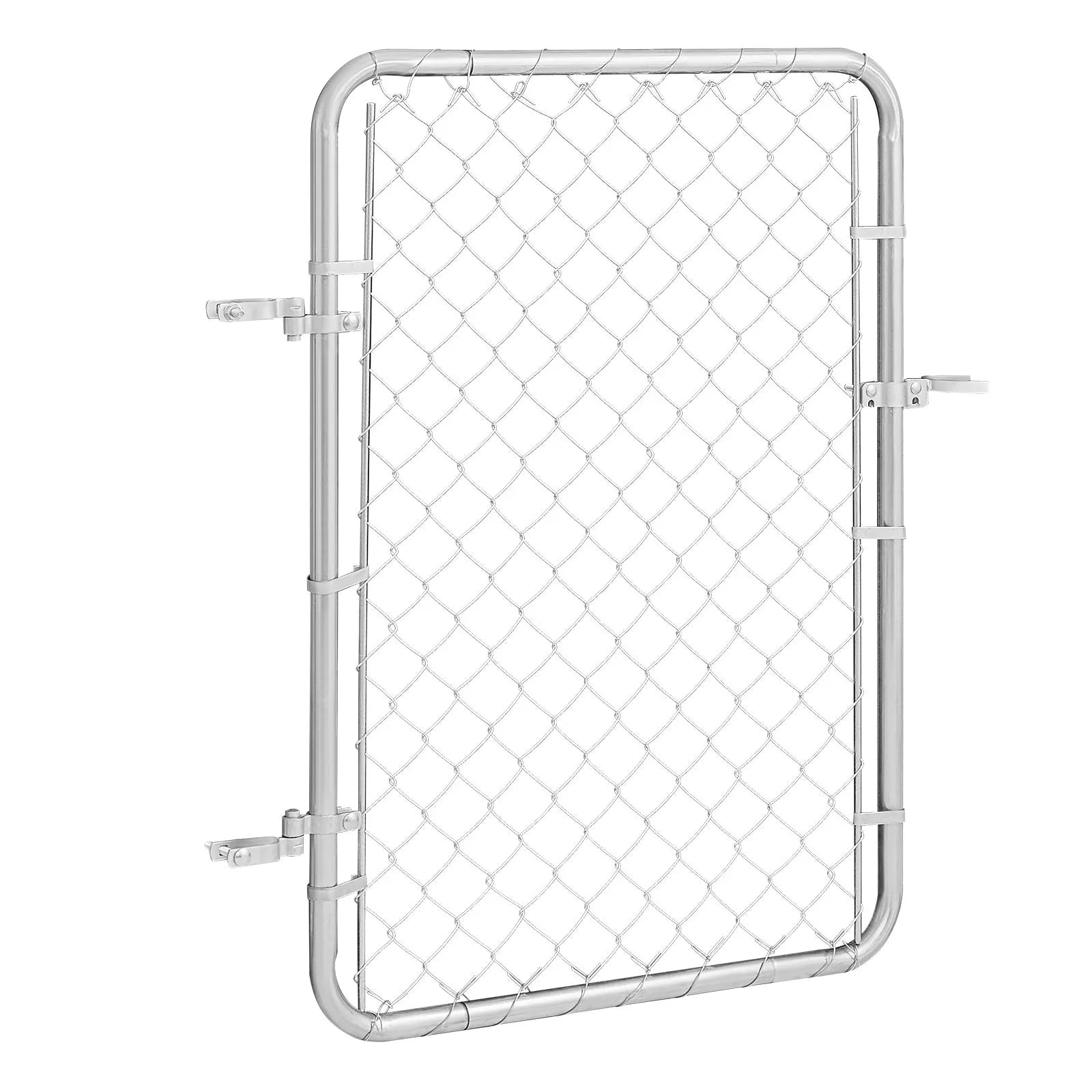 VEVOR Chain Link Fence Gate Fit 2-6 ft x 4 ft Garden Gate Posts Not Included
