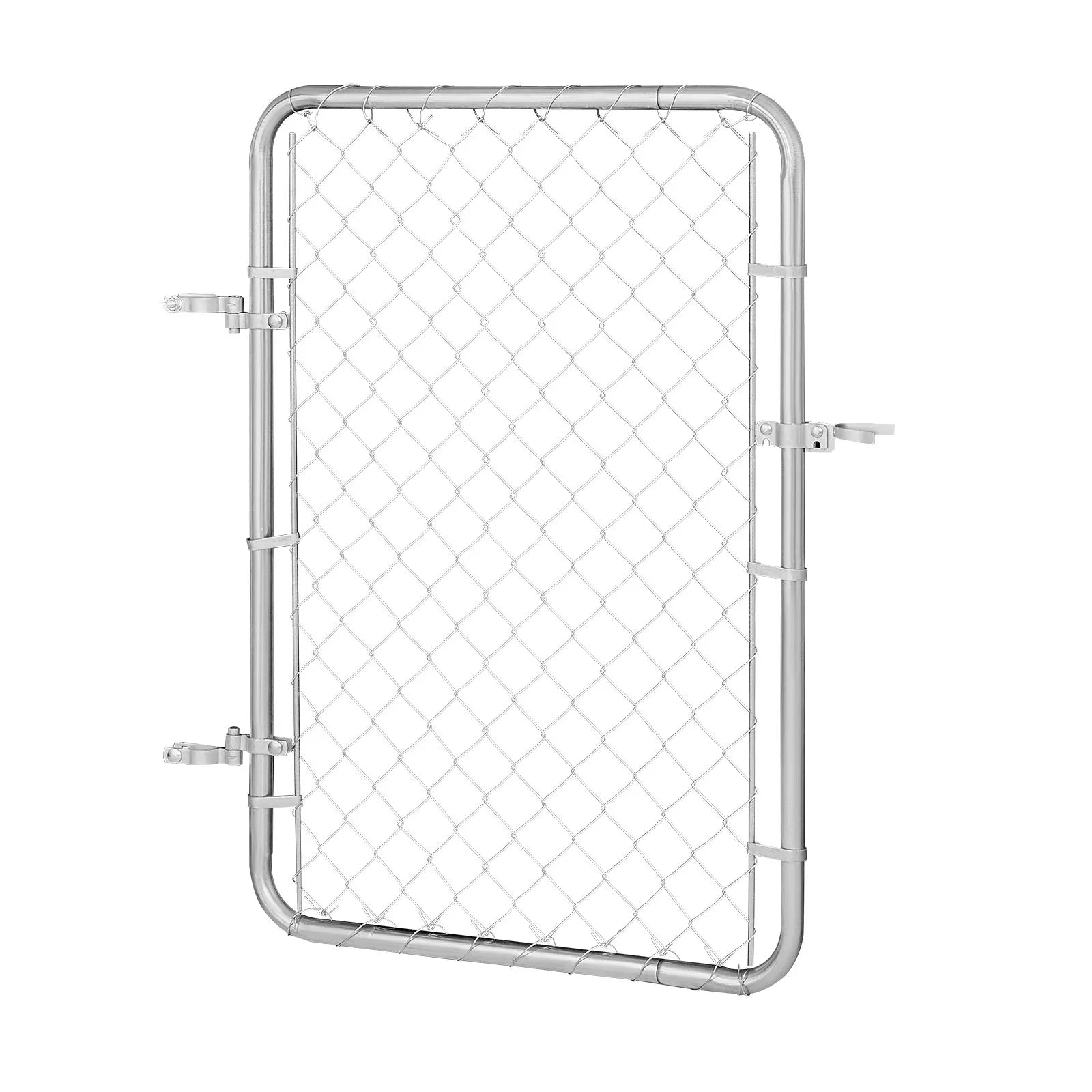 VEVOR Chain Link Fence Gate Fit 2-6 ft x 4 ft Garden Gate Posts Not Included