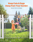 VEVOR Chain Link Fence Gate Fit 3 ft x 4 ft Garden Fence Gate Posts Not Included