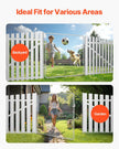 VEVOR Chain Link Fence Gate Fit 3 ft x 4 ft Garden Fence Gate Posts Not Included