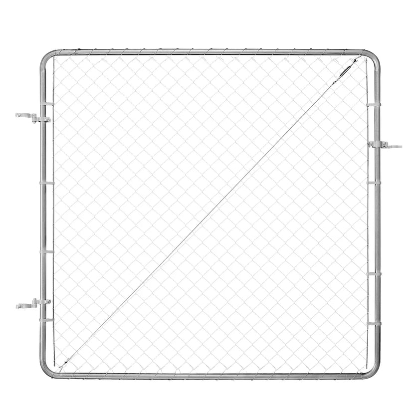 VEVOR Chain Link Fence Gate Fit 3 ft x 4 ft Garden Fence Gate Posts Not Included
