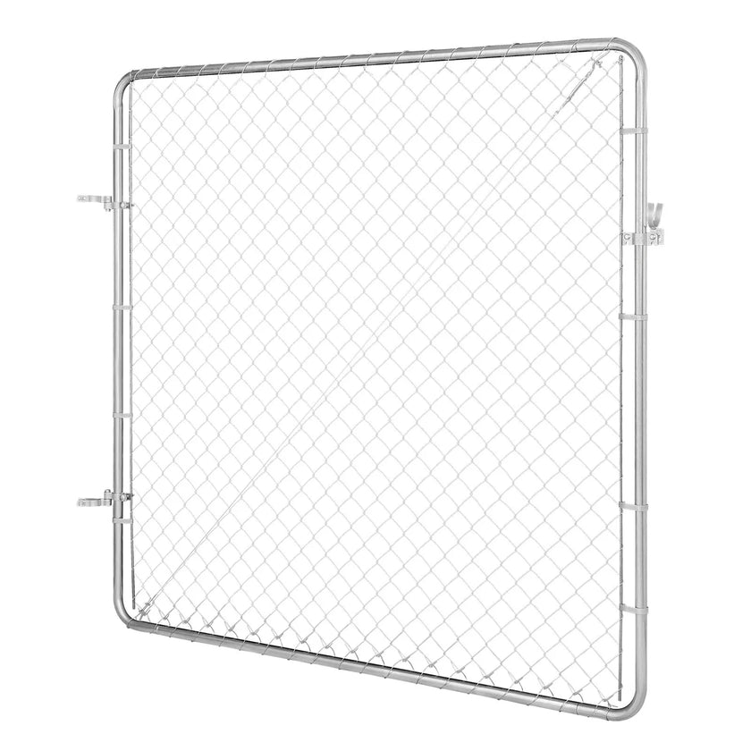 VEVOR Chain Link Fence Gate Fit 3 ft x 4 ft Garden Fence Gate Posts Not Included