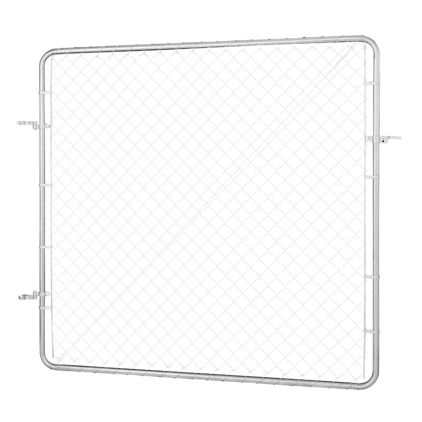 VEVOR Chain Link Fence Gate Fit 3 ft x 4 ft Garden Fence Gate Posts Not Included