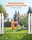 VEVOR Chain Link Fence Gate Fit 2.2-6 ft x 6 ft Garden Gate Posts Not Included