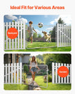 VEVOR Chain Link Fence Gate Fit 2.2-6 ft x 6 ft Garden Gate Posts Not Included