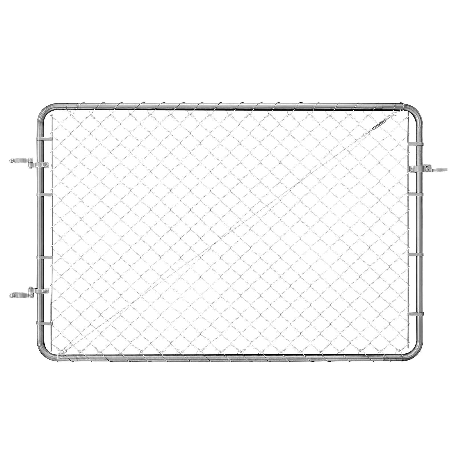 VEVOR Chain Link Fence Gate Fit 2.2-6 ft x 6 ft Garden Gate Posts Not Included