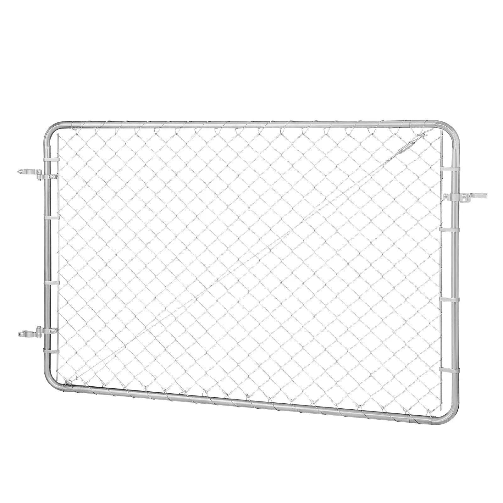 VEVOR Chain Link Fence Gate Fit 2.2-6 ft x 6 ft Garden Gate Posts Not Included