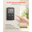 VEVOR Gas Tankless Water Heater 8Gal 191000 BTU Smart Temp Control