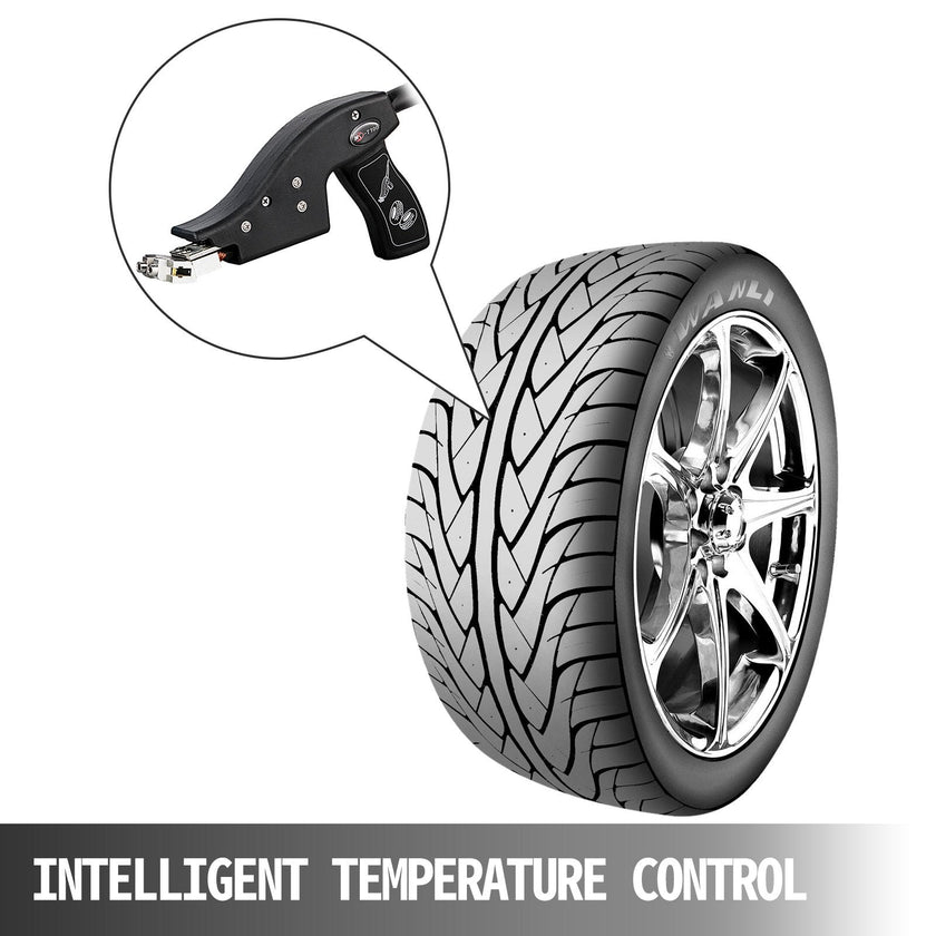 VEVOR Tire Grooving Tool 110V 350W Iron Tire Groover Cutter with 20 Blades HSD-T100 Tire Groover Heated Machine for Any Tire