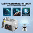 VEVOR Ultrasonic Cleaner with Digital Timer & Heater, Professional Ultra Sonic Jewelry Cleaner, Stainless Steel Heated Cleaning Machine for Glasses Watch Rings Small Parts Circuit Board (10L)