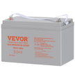 VEVOR Deep Cycle Battery, 12V 100 AH, AGM Marine Rechargeable Battery, High Self-Discharge Rate 800A Current, for RV Solar Marine Off-Grid Applications UPS Backup Power System, Tested to UL Standards