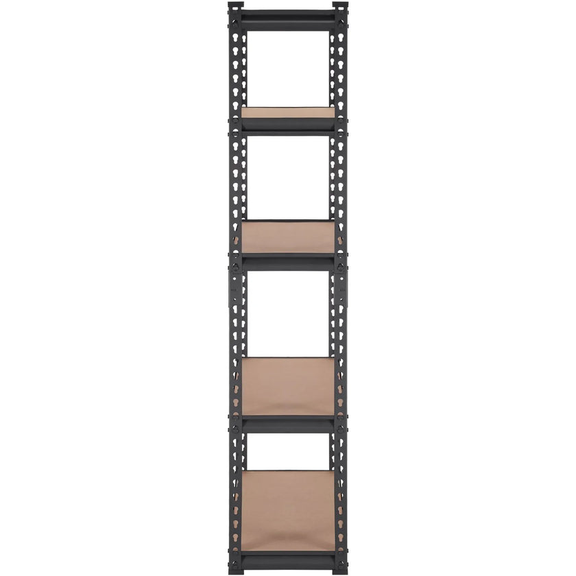 VEVOR Storage Shelving Unit, 5-Tier Adjustable, 2000 lbs Capacity, Heavy Duty Garage Shelves Metal Organizer Utility Rack, Black, 30