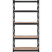 VEVOR Storage Shelving Unit, 5-Tier Adjustable, 2000 lbs Capacity, Heavy Duty Garage Shelves Metal Organizer Utility Rack, Black, 30