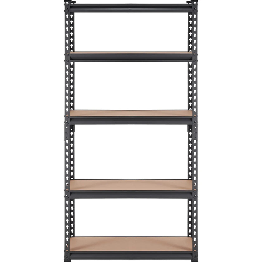 VEVOR Storage Shelving Unit, 5-Tier Adjustable, 2000 lbs Capacity, Heavy Duty Garage Shelves Metal Organizer Utility Rack, Black, 30