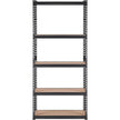 VEVOR Storage Shelving Unit, 5-Tier Adjustable, 2000 lbs Capacity, Heavy Duty Garage Shelves Metal Organizer Utility Rack, Black, 36