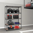 VEVOR Storage Shelving Unit, 5-Tier Adjustable, 2000 lbs Capacity, Heavy Duty Garage Shelves Metal Organizer Utility Rack, Black, 18