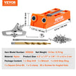 VEVOR Pocket Hole Jig, 56 Pcs Mini Jig Pocket Hole System with 9