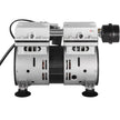 VEVOR Pond Aerator, 550W Power, 5.2CFM for Up to 3 Acre 50' Lake, Pond Aeration Kit Includes 3/4 HP Compressor & 2 100' Weighted Tubings & 2 Diffusers, Air Compressor for Deep Water Oxygen Circulation