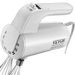 VEVOR Digital Electric Hand Mixer, 5-Speed, 200W Portable Electric Handheld Mixer, with Turbo Boost Beaters Dough Hooks Whisk Storage Bag, Baking Supplies for Whipping Mixing Egg Cookie Cake Cream