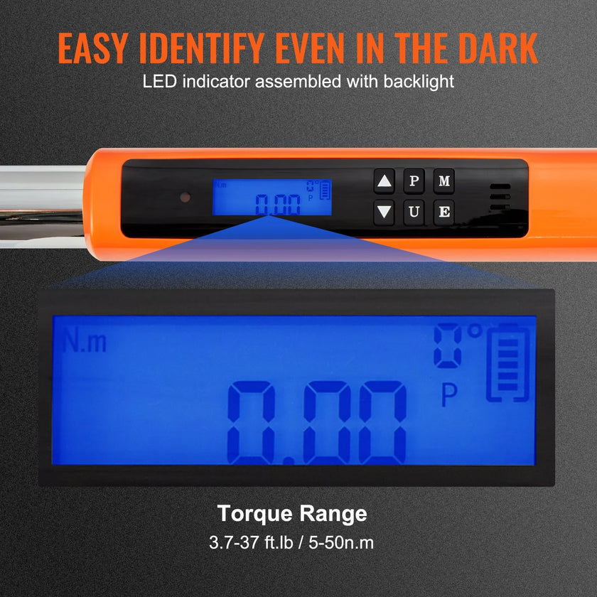 VEVOR Digital Torque Wrench, 3/8