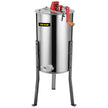 VEVOR Manual Honey Extractor Separator 3 Frame Stainless Steel Honeycomb Drum Spinner Crank Beekeeping Equipment Apiary Centrifuge Equipment