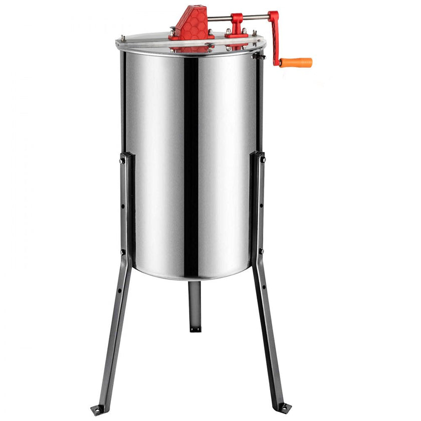 VEVOR Manual Honey Extractor Separator 3 Frame Stainless Steel Honeycomb Drum Spinner Crank Beekeeping Equipment Apiary Centrifuge Equipment