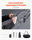 VEVOR Outdoor Bike Storage Tent Fan-Shaped Waterproof Bike Tent for 5+ Bikes