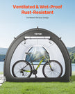 VEVOR Outdoor Bike Storage Tent Fan-Shaped Waterproof Bike Tent for 5+ Bikes