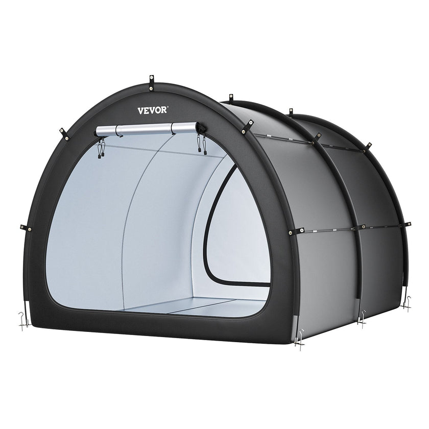VEVOR Outdoor Bike Storage Tent Fan-Shaped Waterproof Bike Tent for 5+ Bikes