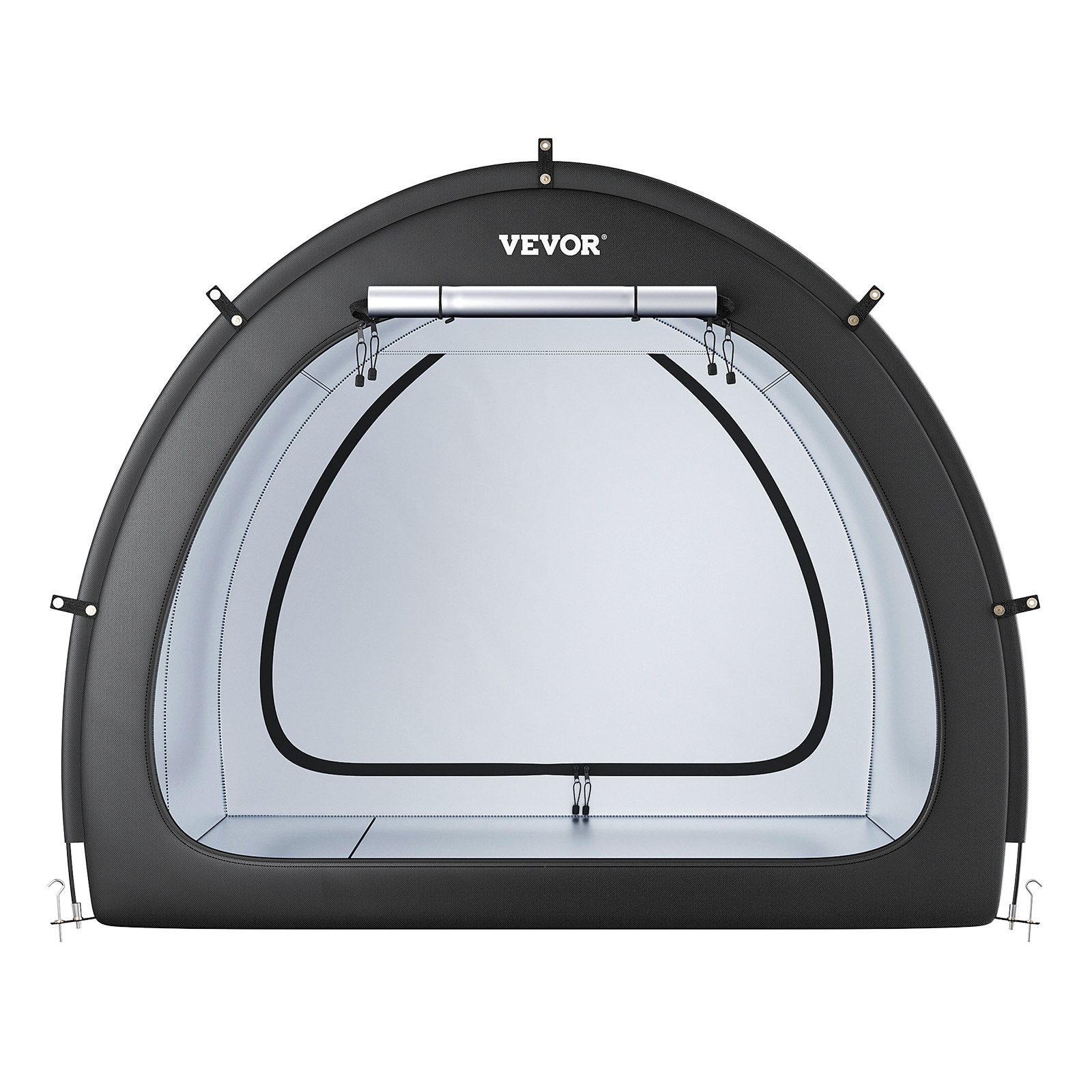 VEVOR Outdoor Bike Storage Tent Fan-Shaped Waterproof Bike Tent for 5+ Bikes
