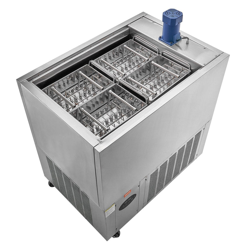 VEVOR Commercial Popsicle Machine, 4 Mould Set - 120 PCS Ice Pops Making Machine, Stainless Steel Commercial Ice Lolly Maker, Ice Sticks Popsicle Machine for Bar, Cafes, Milktea Store (30PCS / Mould S