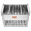 VEVOR Commercial Popsicle Moulds, 40PCS Cylindrical Ice Pop Moulds, Stainless Steel Ice Lolly Popsicle Moulds, Ice Cream Maker Mould Holder with 50PCS Popsicle Sticks & Bags (Single Mould Set - 40PCS)