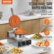 VEVOR Electric Ice Cream Cone Maker Commercial Waffle Cone Egg Roll 1230W
