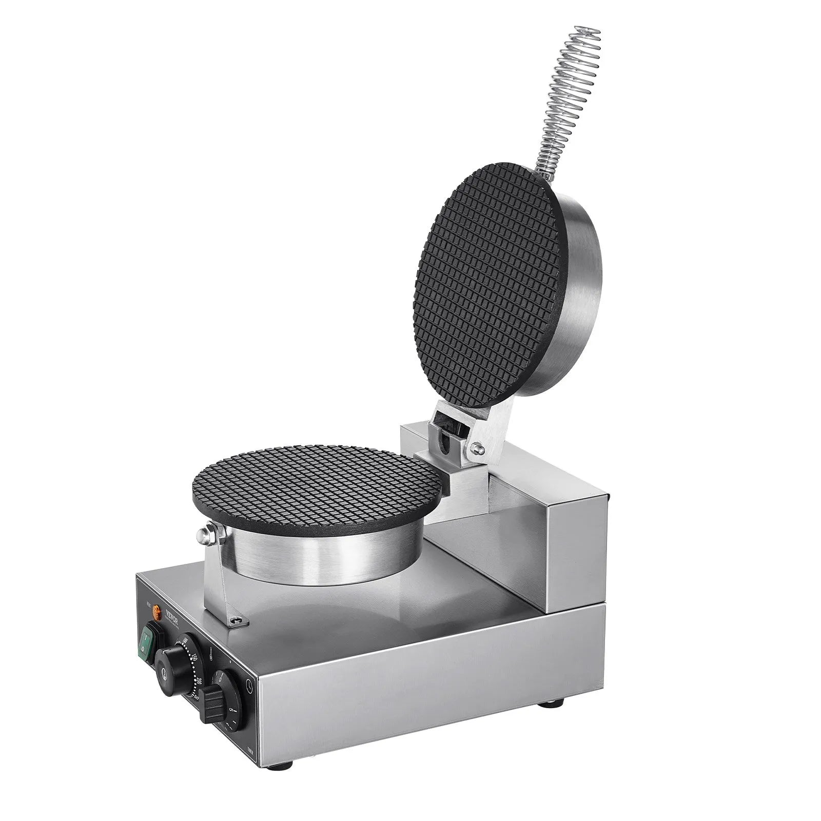 VEVOR Electric Ice Cream Cone Maker Commercial Waffle Cone Egg Roll 1230W