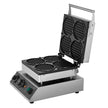 VEVOR 4PCS Commercial Waffle Maker Round Waffle Iron Machine 1750W Non-Stick