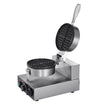 VEVOR Commercial Waffle Maker Round Waffle Iron Baker Machine Non-Stick 1230W