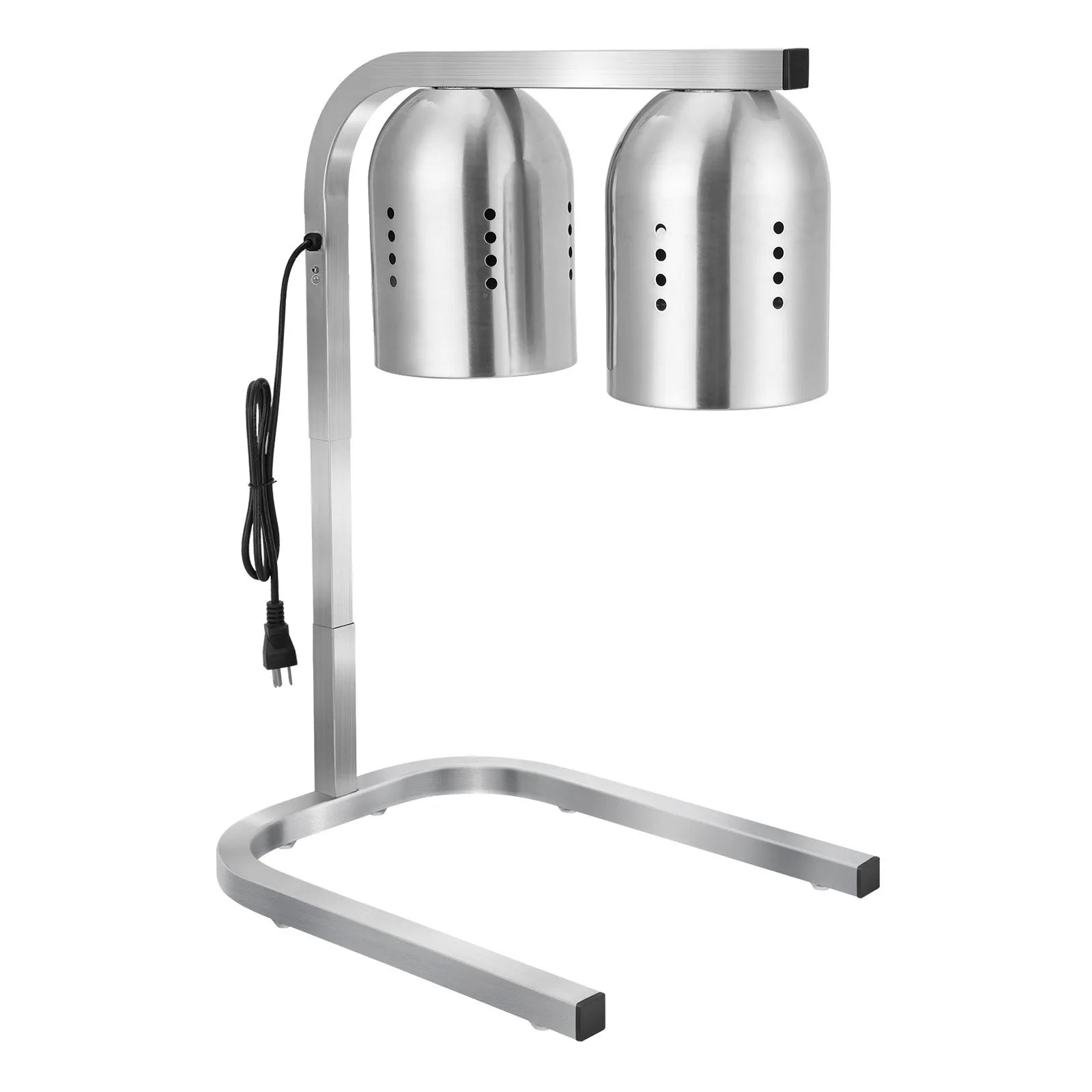 VEVOR Commercial Food Heat Lamp with 500W Bulbs for Food Restaurant & Buffet