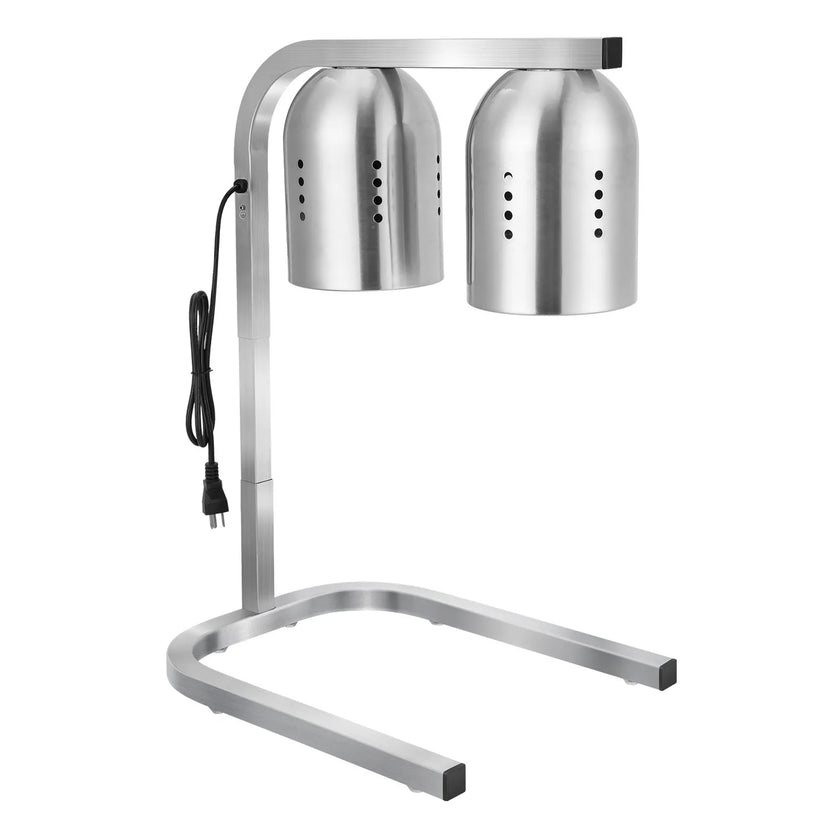 VEVOR Commercial Food Heat Lamp with 500W Bulbs for Food Restaurant & Buffet